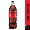 Bebida Gaseosa Sin Azúcar Cola Coca Cola Envase 2500 Ml
