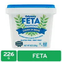 Queso Feta Block Salmuera Odyssey Envase 226 G