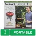 Parrilla Carbon Bbq Roja Cuisinart Unidad