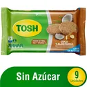 Galleta Dulce Coco Almendra Tosh Pozuelo Paquete 202.5 G