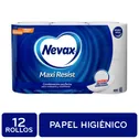 Papel Higienico Doble Hoja Maxi Resist 12u Nevax Paquete 1260 G