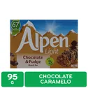 Barra Cereal Chocolate Caramelo Alpen Caja 95 G