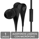 Audio Audifono Negro Microfono Energy Sistem Unidad