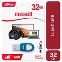 Almacenamiento Memoria Usb Azul 32 Gb Maxell Unidad