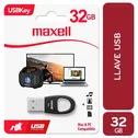 Almacenamiento Memoria Usb Negra 32 Gb Maxell Unidad