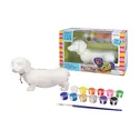 Figura Alcancia Pintar Perro Salchicha Champion Unidad 1 Unid