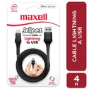 Conectividad Cable Lightning Negro Maxell Unidad