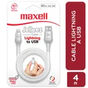 Conectividad Cable Lightning Blanco Maxell Unidad