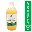 Jugo Kombucha Jengibre Limon Auto Mercado Envase 500 Ml