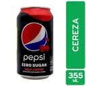 Bebida Gaseosa Zero Sabor Cereza Pepsi Lata 355 Ml