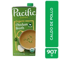 Caldo Pollo Organico Pacific Tetra Brick 946 Ml