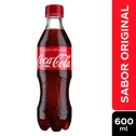 Bebida Gaseosa Regular Cola Coca Cola Botella 600 Ml