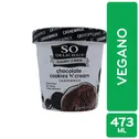 Helado Vegano Chocolate Crema Galleta So Delicious Envase 473 Ml