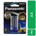 Bateria Alkalina Aa Evolta Panasonic Blister 2 Unidad