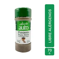 Pimienta Negra Molida Auto Selección Envase 70 G