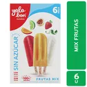 Helado Fruta Mix Sin Azucar 6u Yolobon Caja 372 G