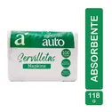 Servilleta Papel Lisa Cuadrada Blanca 100 U Seleccion Auto Bolsa 118 G