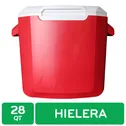 Accesorio De Camping Hielera Roja C Ruedas 28qt Coleman Unidad