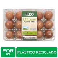 Huevo Rojo 15 Und Libre De Jaula Auto Mercado Kilogramo