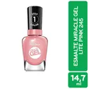 Esmalte Miracle Gel Lite Pink 245 Sally Hansen Envase 15 Ml