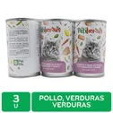 Alimento Gato Humedo Pollo Con Verduras Petlicious