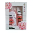 Estuche Gel Facial Y Crema De Manos Rosa Damascena Bilka Estuche 300 Ml