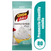 Crema Chantilly Vainilla Polvo Paquete 80 G