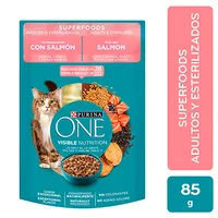 Alimento Gato Humedo Adulto Salmon Esterilizados Purina One
