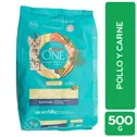 Alimento Gato Cachorro Seco Pollo Y Carne One Bolsa 500 Kg