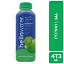 Agua Saborizada Pepino Limon Sin Azucar Hellowater Botella 473 Ml