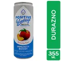 Agua Gasificada Durazno Zero Positive Lata 335ml