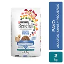 Alimento Perro Seco Adulto Pavo Minis Purina Beneful Bolsa 2 Kg