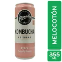 Bebida Kombucha Sin Azucar Melocoton  Remedy