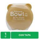 Porta Alimento Bowl Animales Con Tapa Silicon Meliis