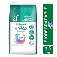 Detergente Polvo He Biodegradable Auto Selección Paquete 1500 G