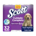 Papel Higienico Triple Hoja Cuidado Completo 3136 G Scott