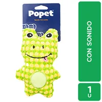 Juguete Para Perro Peluche Rana Popet