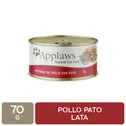 Alimento Gato Humedo Adulto Pollo Y Pato 100% Natural Applaws