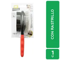Cepillo Doble Mediano Mascota Ferplast