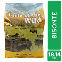 Alimento Perro Adulto Seco Bisonte Libre De Granos Taste Of The Wild