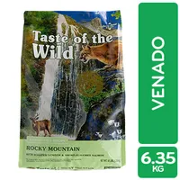 Alimento Gato Seco Adulto Venado  Y Salmon Libre De Granos Taste Of The Wild