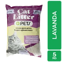 Arena Gato Lavanda Aglutinante Mas Q Pets