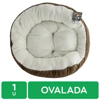 Cama Mascota Café Ovalada Mushi