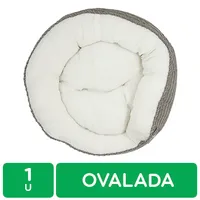 Cama Mascota Gris Ovalada Mushi