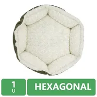 Cama Mascota Verde Hexagonal Mushi