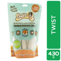 Carnaza Pack Twist Natural 15cm X 2 Cm Compa