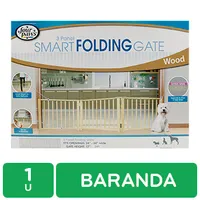 Baranda Para Perro Madera 3 Paneles Four Paws