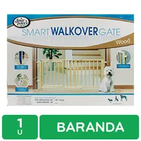Baranda Madera Expandible Con Puerta Four Paws