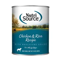 Alimento Perro Humedo Adulto Pollo Y Arroz Con Probióticos Nutrisource