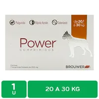 Antipulgas Tableta Perro 20-30 Kg Power Brouwer